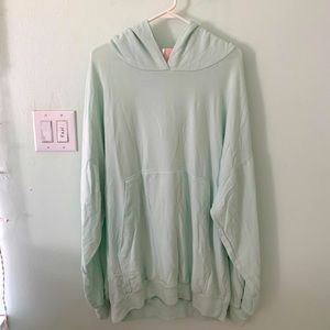 Selkie Pillow Hoodie Pastel Green Sz L